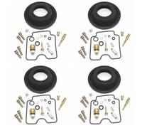 Kit De Réparation De Carburateur pour FZS 600 pour Fazer 1998-2003 Système d'alimentation Piston Membrane Coupelle D'huile Flotteur Kit De Réparation De Carburateur(Ensemble 3)
