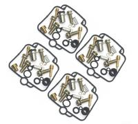 Kit de réparation de carburateur pour GSX1100G 91-93 - Kit complet de révision de carburateur avec soupape à aiguille flottante en laiton et joint en caoutchouc - Entretien moto