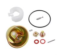 Kit de réparation de carburateur pour Honda GX120, GX200, GXV120, GXV140, GXV160 & Predator 212 cc - Comprend cuve, aiguille, flotteur, goupille, joint, ressort, vis, rondelles