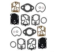 Kit de réparation de carburateur pour moteurs hors-bord Mercury 40HP 45HP 50HP, kit de reconstruction compatible avec les numéros de pièces 1395-9024 18-7215, matériau de joint en papier pour une