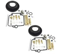 Kit de réparation de carburateur pour Moto Suzuki GS500E DR250S DR350S GSX1100G 1990-2000:Piston de carburateur,Flotteur à dépression(2 Jeux)