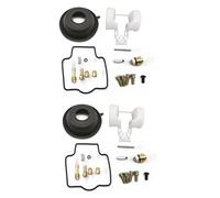 Kit De Réparation De Carburateur pour pour ZXR750 1989-1995 (pour ZXR 750) Configuration du Diaphragme À Dépression Et du Flotteur Carburateurs(2 Ensembles)