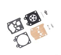 Kit de réparation de carburateur pour tronçonneuse 3800 5200 4500 58CC - Kit de révision avec composants de bol flotteur, ressorts buses pour tondeuse à gazon, souffleur à feuilles, générateur Fix
