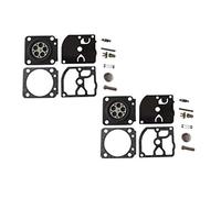 Kit de réparation de carburateur Remplace ZAMA RB-127 pour tronçonneuse HOMELITE 45cc ZAMA C1M-H58 (Lot de 2)