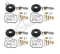 Kit De Réparation De Carburateur,Valve À Aiguille,Joint,Vis À Air,Diaphragme Sous Vide,Pour Honda Mc19 Cbr19 Cbr250r Cbr 250 Cbr250 R 250r - Type 4set