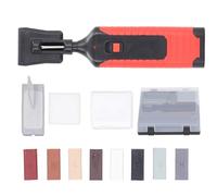 Kit de réparation de carrelage en Porcelaine, Stylo Chauffant électrique, Ensemble de 8 Blocs de Cire pour la réparation et la Finition des Fissures de Pierre sur Les Murs en