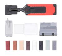 Kit de réparation de carrelage, Ensemble d'outils de réparation de Pierre avec 8 Blocs de Cire pour réparation de Pierre fissurée, qualité supérieure, Facile à Utiliser pour