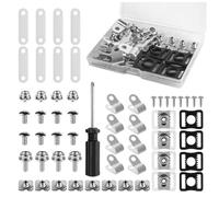 Kit de réparation de casque de hockey - Ensemble de vis, outils de rechange | Design compact et portable, pièces de rechange tout comprises, thème sport, fixation rapide, solution d'entretien du