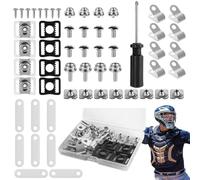Kit De Réparation De Casque De Hockey, Entretien Approfondi Des Casques, 10,5 Cm, Kit De Matériel, Équipement De Protection, Assurance De Sécurité, Pour Accessoires De Casque De Football, Hockey, Base