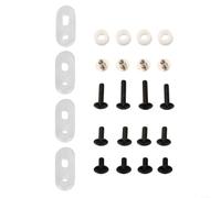 Kit de réparation de casque de hockey sur glace avec vis et écrous pour fixation de visière, kit de matériel en métal et plastique pour fixer les casques de gardien de but, pièces de rechange pour la