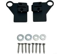 Kit de réparation de charnière de porte de réfrigérateur en acier pour camping-car Norcold pour Polar N7 N8 Series Finition noire Ensemble complet avec seize accessoires pour camping-car et modèles de