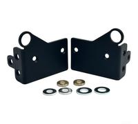 Kit de réparation de charnière de porte en acier pour Norcold pour Polar N7 N8 N1095 modèles 634166 Pièces de rechange robustes pour réfrigérateur RV avec 2 charnières et 16 vis pour camping-car Noir