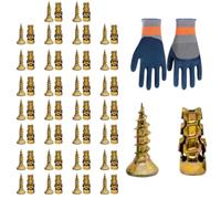 Kit de réparation de charnières de porte robustes pour mur et cloison sèche | Ensemble de vis d'expansion, fonction robuste de haute résistance, support fiable de réparation de trous de cloison sèche
