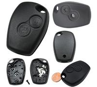 Kit de réparation de clé de Voiture avec 2 Boutons Compatible pour Renault Twingo Clio Kangoo Wind Modus Master Dacia Sandero Duster Logan Lodgy Dokker Opel Movano Vivaro