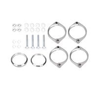 Kit de Réparation de Collier de Serrage de rouillé pour E46 M3, Collier de Serrage de Réparation de D'échappement avec Boulons en Acier Inoxydable, Bague d'étanchéité