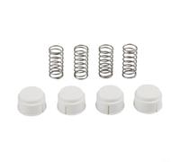 Kit de réparation de couvercle de refroidisseur Igloo - Bouton de verrouillage à ressort - Composants métalliques en plastique - Mécanisme de couvercle de coffre à glace pour modèles 43582 43400 13054