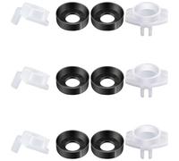 Kit de réparation de déviateur de becs de baignoire, pièces de rechange pour réparation de fuites, pratique pour robinet de douche, lot de 6, usage quotidien, joint de remplacement de déviateur de de
