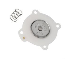Kit de réparation de diaphragme compatible ASCO comprenant des diaphragmes C113443 et C113444 avec plaque en acier inoxydable 304 et accélérateur en laiton (C113443)