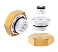 Kit de réparation de disjoncteur sous vide en plastique compatible avec les corps de valve anti-gel standard et anti-siphon sur les robinets résidentiels extérieurs (1 pièce)