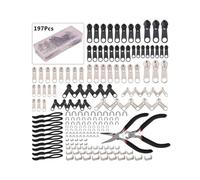 Kit de réparation de fermeture éclair 197 pièces