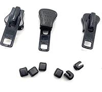 Kit de réparation de fermeture éclair - #8 YKK Vislon Heavy Duty Jacket Zipper Sliders with Snapcap Stopper inclus - Choisissez votre quantité - Fabriqué aux États-Unis (3)