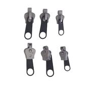 Kit de réparation de fermeture éclair - INF - Fix A Zipper - 6 tirettes - Universel - Noir