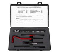 Kit De Réparation De Filetage 25 Pièces, Insert Fileté M7x1, Kit De Réparation De Filetage En Acier Inoxydable Pour Appareillage Haute Tension, Pièces Automobiles, Clé De Forage Torsadée Durable,