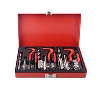 Kit de réparation de filetage 88 pièces Helicoil M6 M8 M10 inserts filetés tarauds et forets