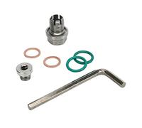 Kit de Réparation de Filetage de Carter d'huile Autotaraudant, Anti-fuite Robuste, Facile à Installer, Bouchon de Vidange surdimensionné, Longue Durée de Vie en Acier Inoxydable pour Voiture