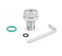 Kit de réparation de filetage de carter d'huile autotaraudeur en acier inoxydable avec bouchon de vidange d'huile surdimensionné à montage en tandem M10.4/M12.1/M14.1/M16.1/M18.1(M12.1x1.25)