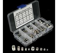 Kit de réparation de filetage hélicoïdal 150 pièces en acier inoxydable 304 pour tailles M3 M5 M6 M8, y compris longueurs 1,5d et 3D pour fixer les trous dénudés dans l'aluminium, magnésium et