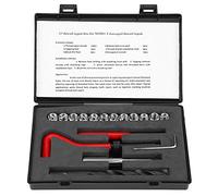 Kit de réparation de filetage M10x1, 5, 17 pièces, foret torsadé en acier inoxydable, clé à tarauder, outil d'insertion fileté
