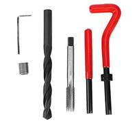 Kit de Réparation de Filetage M10x1.5 Clé de Foret Torsadée en Acier Inoxydable Insert Fileté