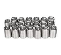 Kit de Réparation de Filetage M12 x 1,25 Lot de 20 Inserts Filetés en Acier Inoxydable pour Automobiles Réparations Mécaniques Rapides et Durables