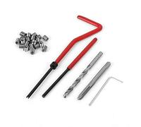 Kit de réparation de filetage M4, 25 pièces, kits M4 avec boîte en plastique transparente pour machines de traitement