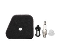 Kit De RéParation De Filtre à Air, Bougie D'allumage En Coton En CéRamique, Bouchon De Filtre à Carburant Pour DéBroussailleuse Stihl Km130r