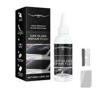 Kit de réparation de fissures de pare-brise, kit d'outils pour réparation de vitres automobiles, pour les dommages circulaires locaux et de petite taille, les éclats et les fissures (1PC,M)
