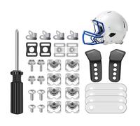 Kit de réparation de football - 31 pièces avec clips, vis et joints de rechange, matériel de hockey sur glace | Adaptateur pour débutants, adultes, hommes et femmes pour le jardin, les sports de plein