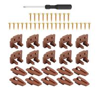 Kit de réparation de glissières de tiroir - Solution de réparation de tiroir - Installation simple pour guides et vis de montage - Ensemble de tournevis