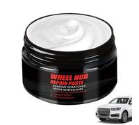 Kit de réparation de jantes, 50 g de pâte de polissage de moyeu avec | Détachant voile pour le traitement des véhicules, voitures, motos, camions et bateaux