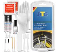 Kit de réparation de jantes, kit de réparation de jantes alu argent enlever l...