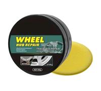 Kit de réparation de jantes - Pâte de polissage de moyeu - 50 g - Avec dissolvant pour le traitement des véhicules - Pour voiture, moto, camion et bateau