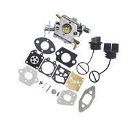 Kit de réparation de Joint de carburateur Compatible avec Les tronçonneuses 350, 351 et 370. Bouchon de réservoir d'huile/Carburant Inclus. Pièce de Rechange.