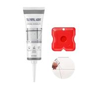 Kit de réparation de joints de carrelage - Étanche - Restauration et renouvellement des joints et des espaces - Pour cuisine et salle de bain - Noir