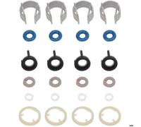Kit de réparation de joints d'injecteur - PZCC - 4 jeux de joints toriques - Caoutchouc + Métal - Numéro OEM 06H998907B