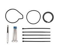 Kit de réparation de joints pour pompe de compresseur de suspension pneumatique, kit de remplacement modifié pour moteur, segments de piston en PTFE de précision avec boulon fileté