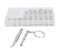 Kit de réparation de lunettes professionnel 1000 pièces tournevis en acier inoxydable de haute qualité vis de pince à épiler pour lunettes de soleil montre téléphone ordinateur