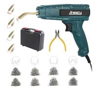 Kit de réparation de machine à souder en plastique avec 800 agrafes plates / ondulées / extérieures pour réparer les fissures et les fissures en plastique