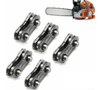 Kit de réparation de maillons de chaîne de tronçonneuse de 24 pièces de 0,95 cm avec sangles préréglées Calibre 050-058 pour Oregon Type 72 73 pour Carlton AE1 A1L pour A2 S51 H51 S72