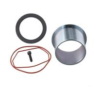 Kit de réparation de manchon de cylindre de compresseur d'air avec anneau | Pièces de rechange en acier pour pompes à double cylindre | Compatible avec modèle 165080 K-0650 | Comprend une plaque de